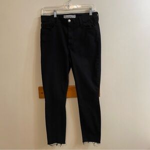 Frank & Eileen Midnight Black Cropped Jeans